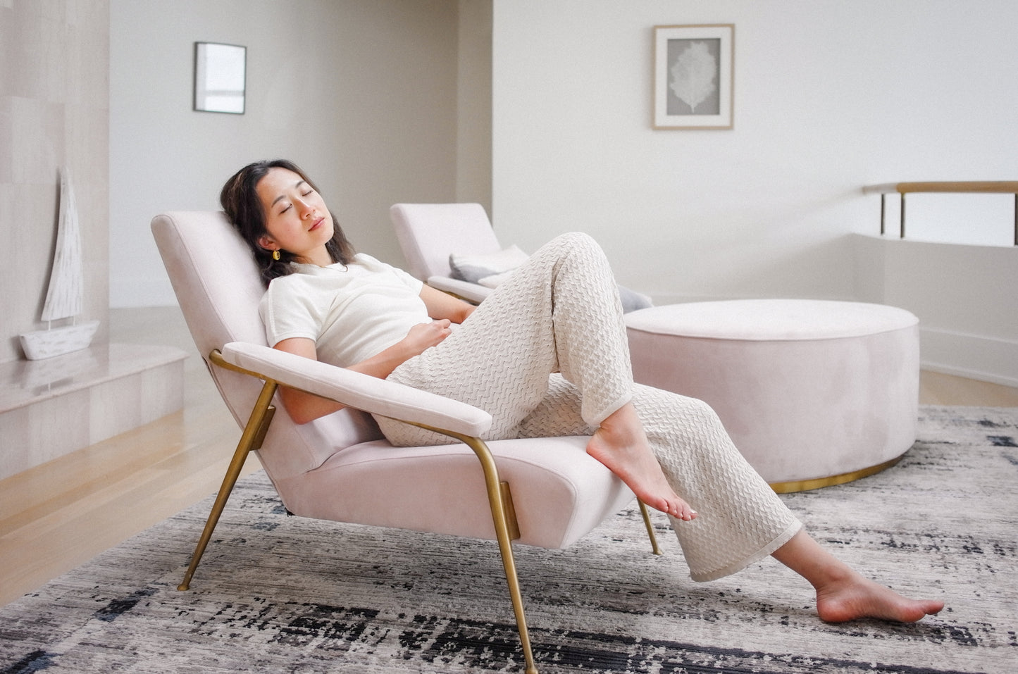 Mika merino tee - White