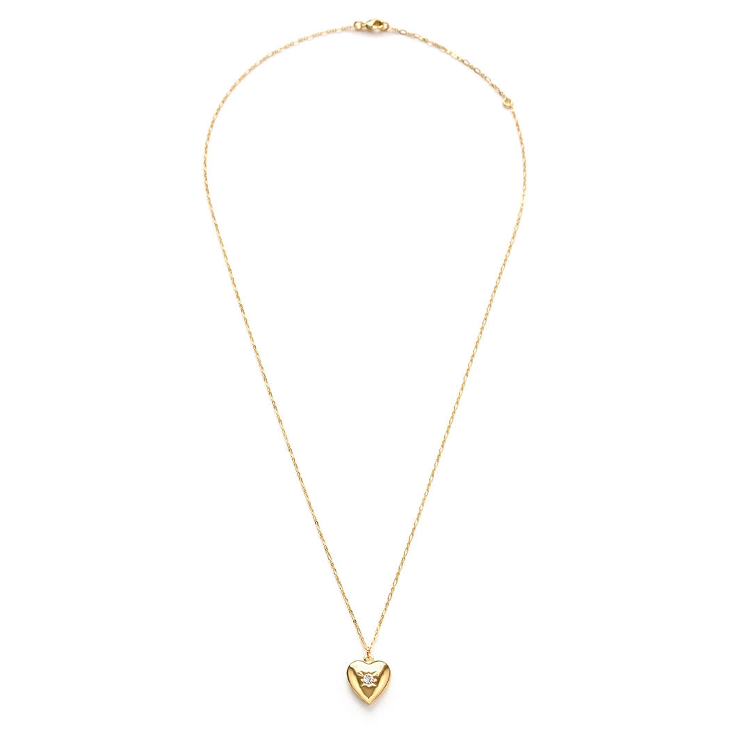 Crystal Heart Locket
