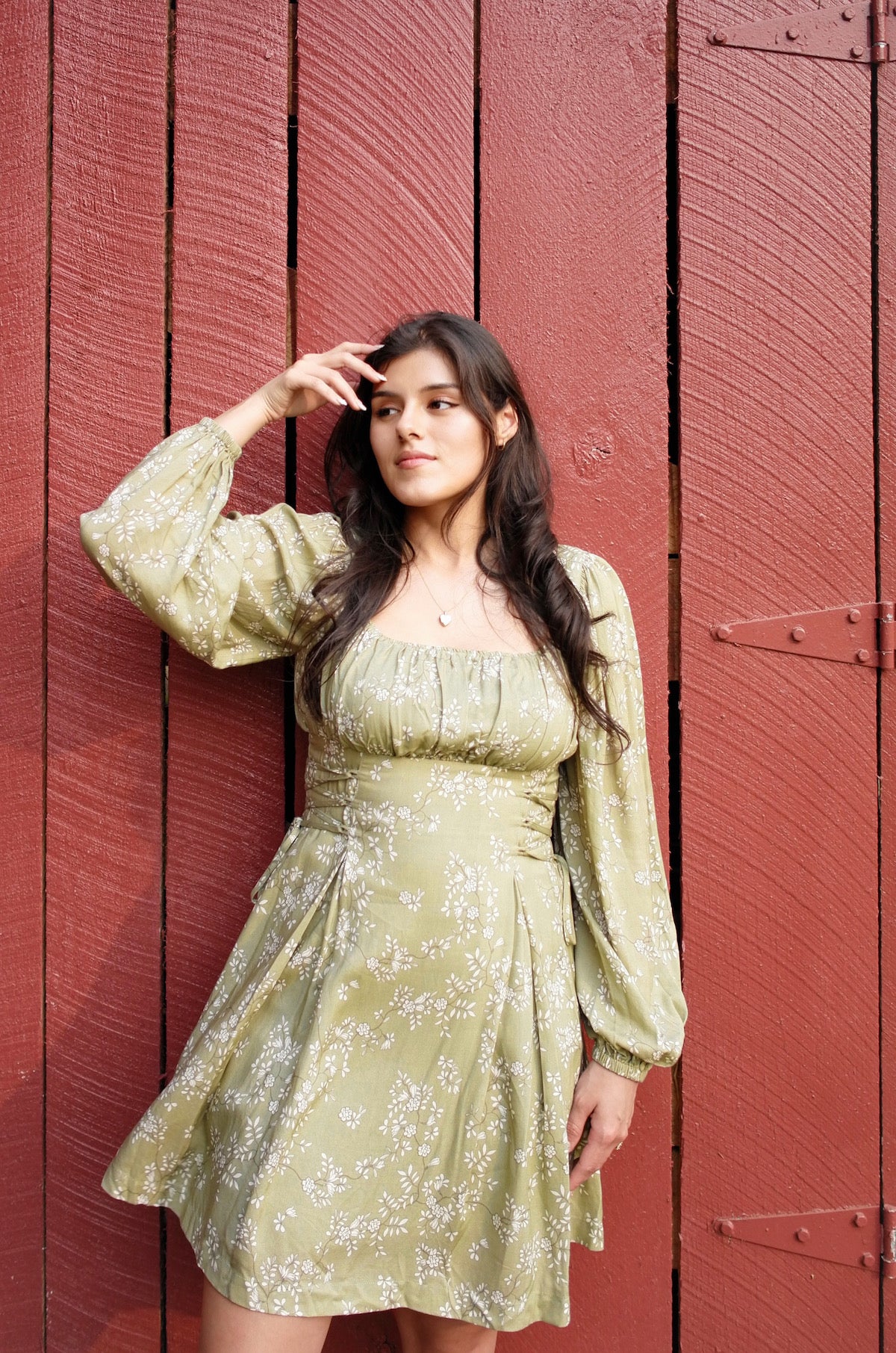 The Sinclair Dress in Sage