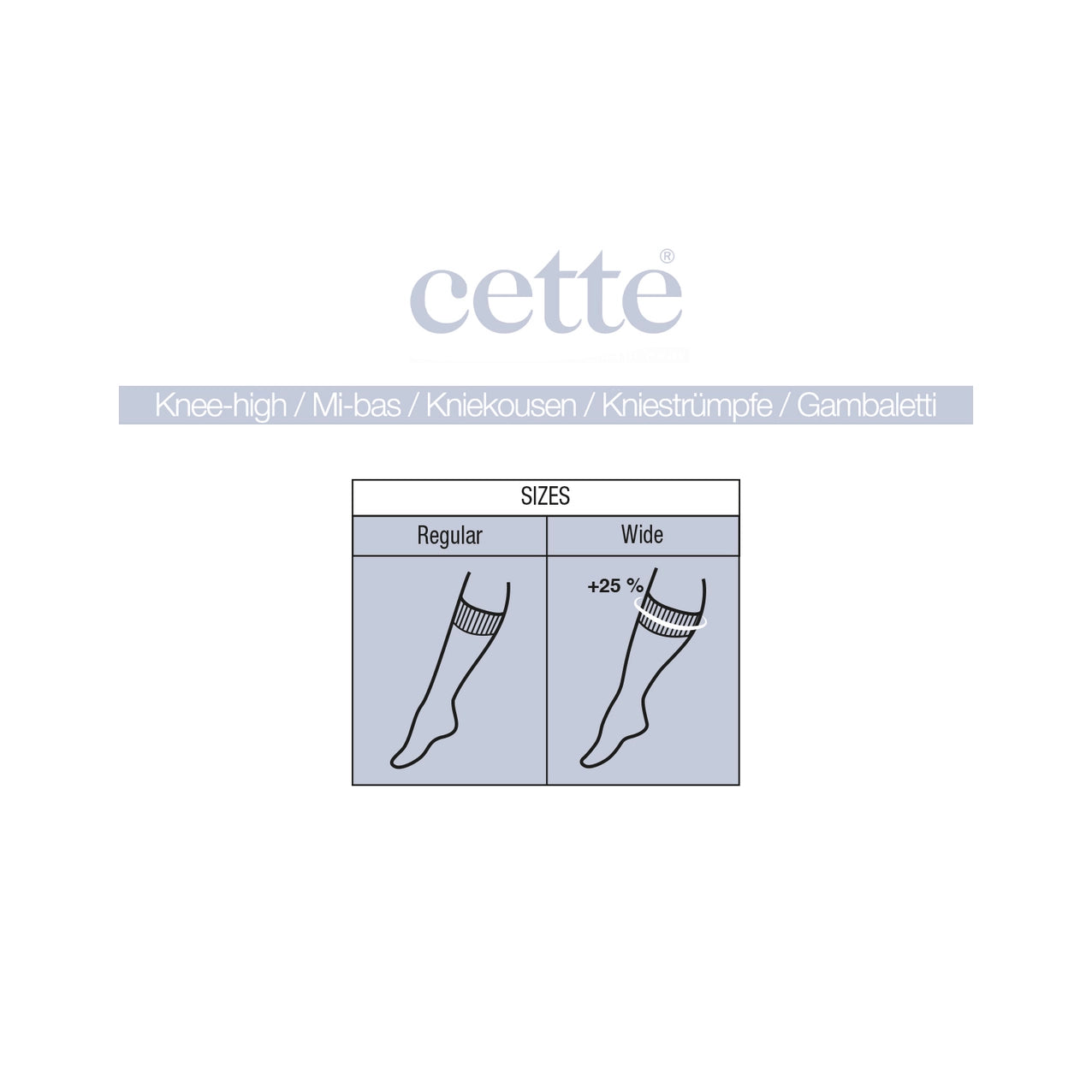 2 Pairs Opaque Recycled Knee-High Socks