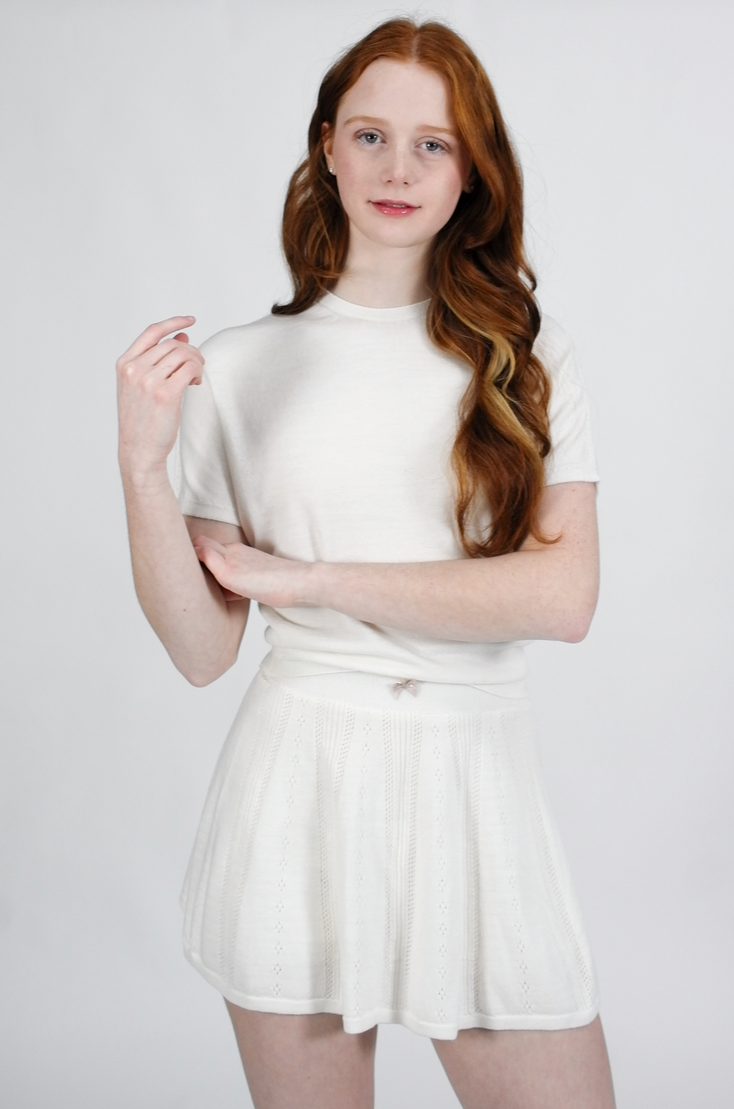 Cherise Merino knit skort - Pre-order