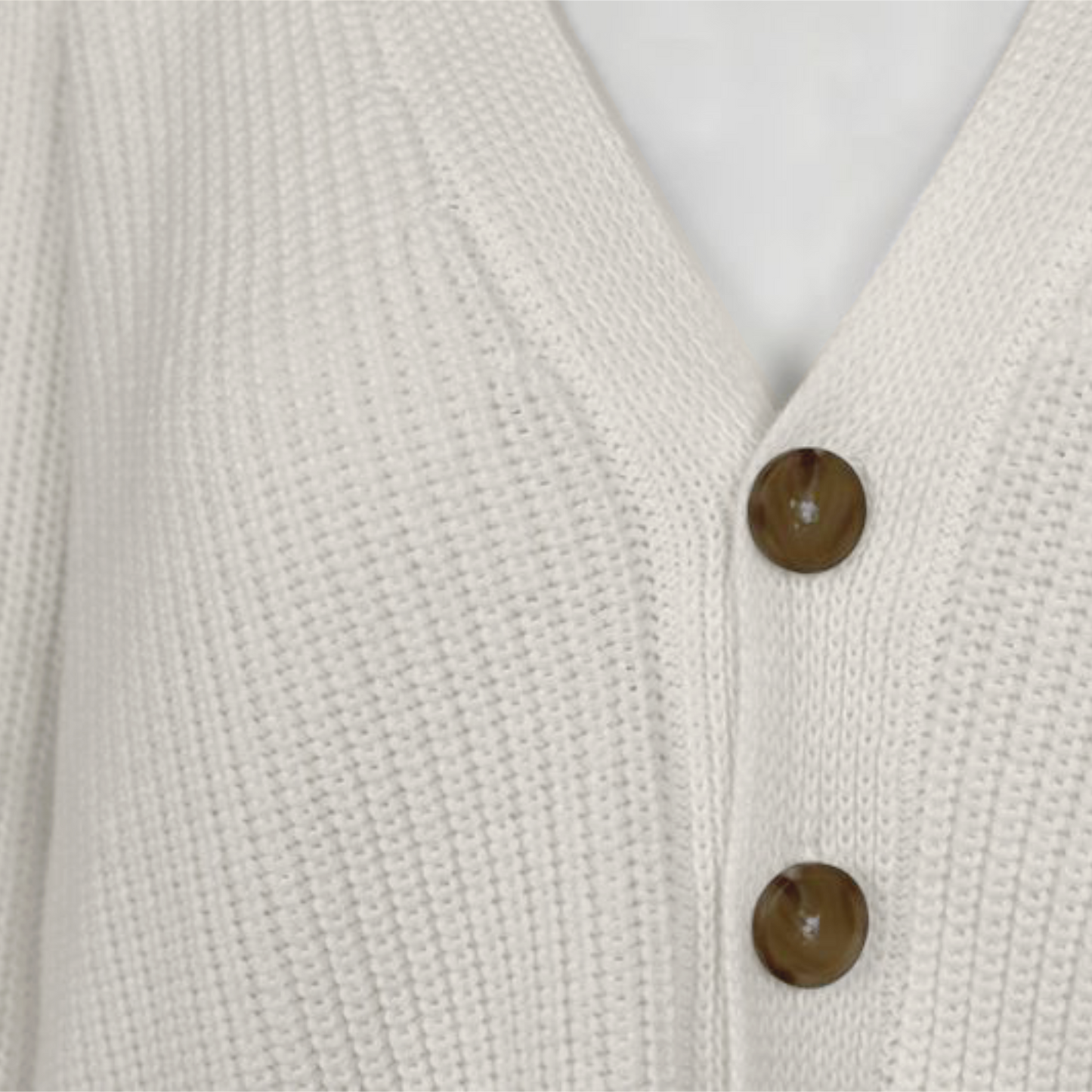Cosette cotton cardigan - Almond