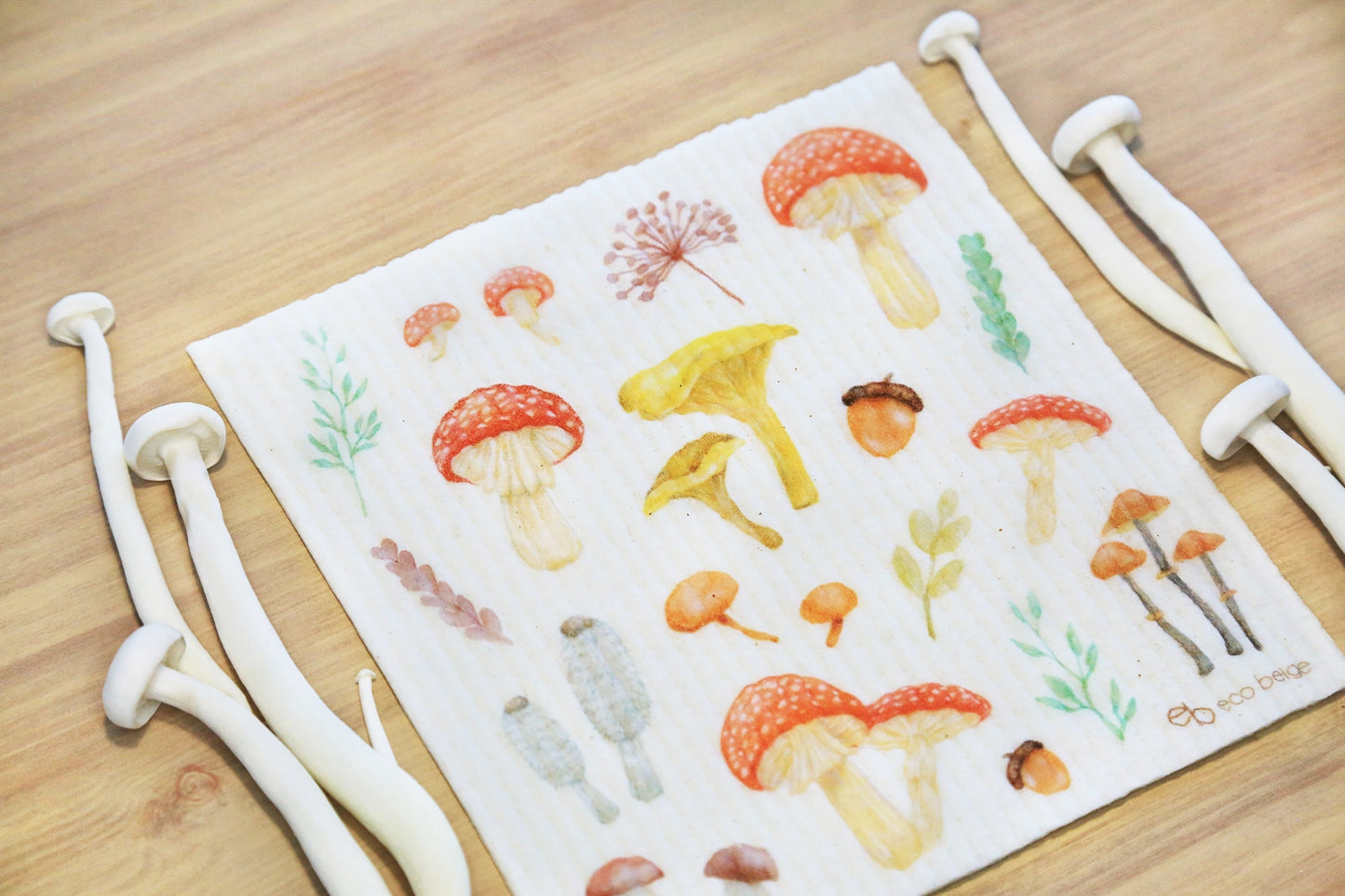Wild Mushroom Swedish Sponge Cloth