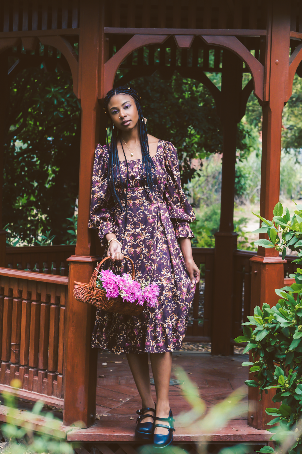 The Clarice Dress in Briar