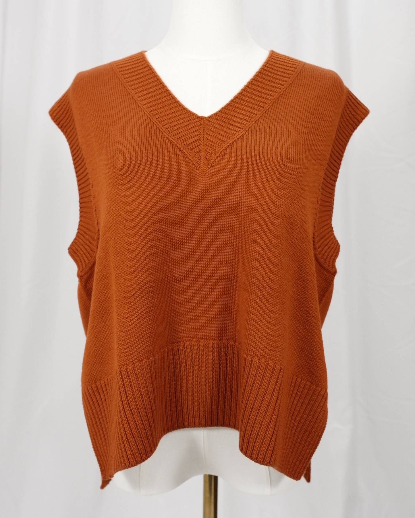 Lenora Merino sweater vest - Sienna