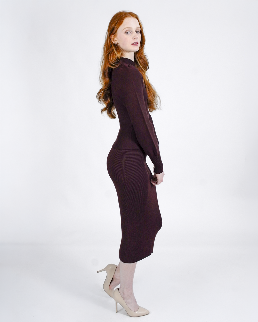 Meryl bishop sleeve top - Oxblood