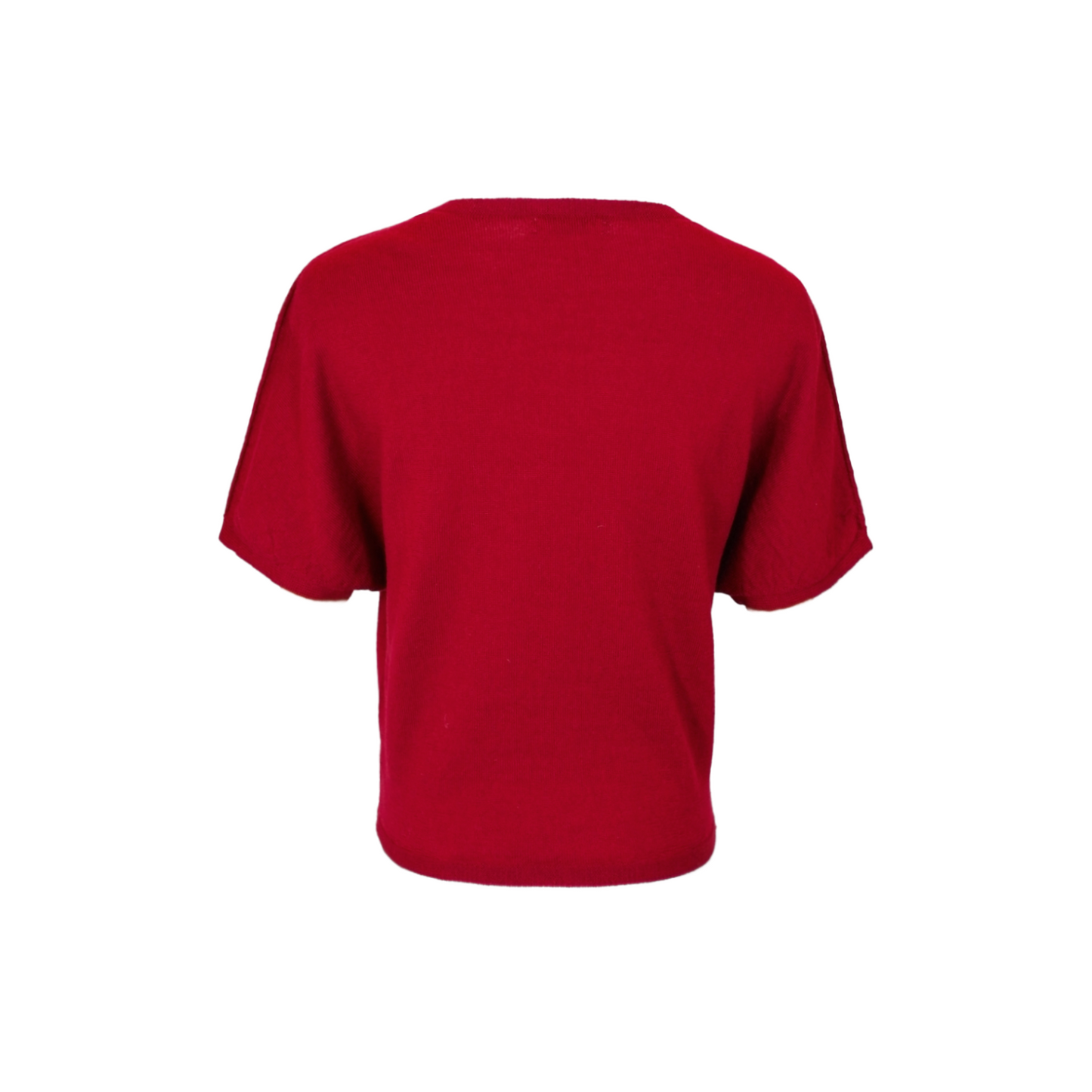 Mika Merino tee - Crimson