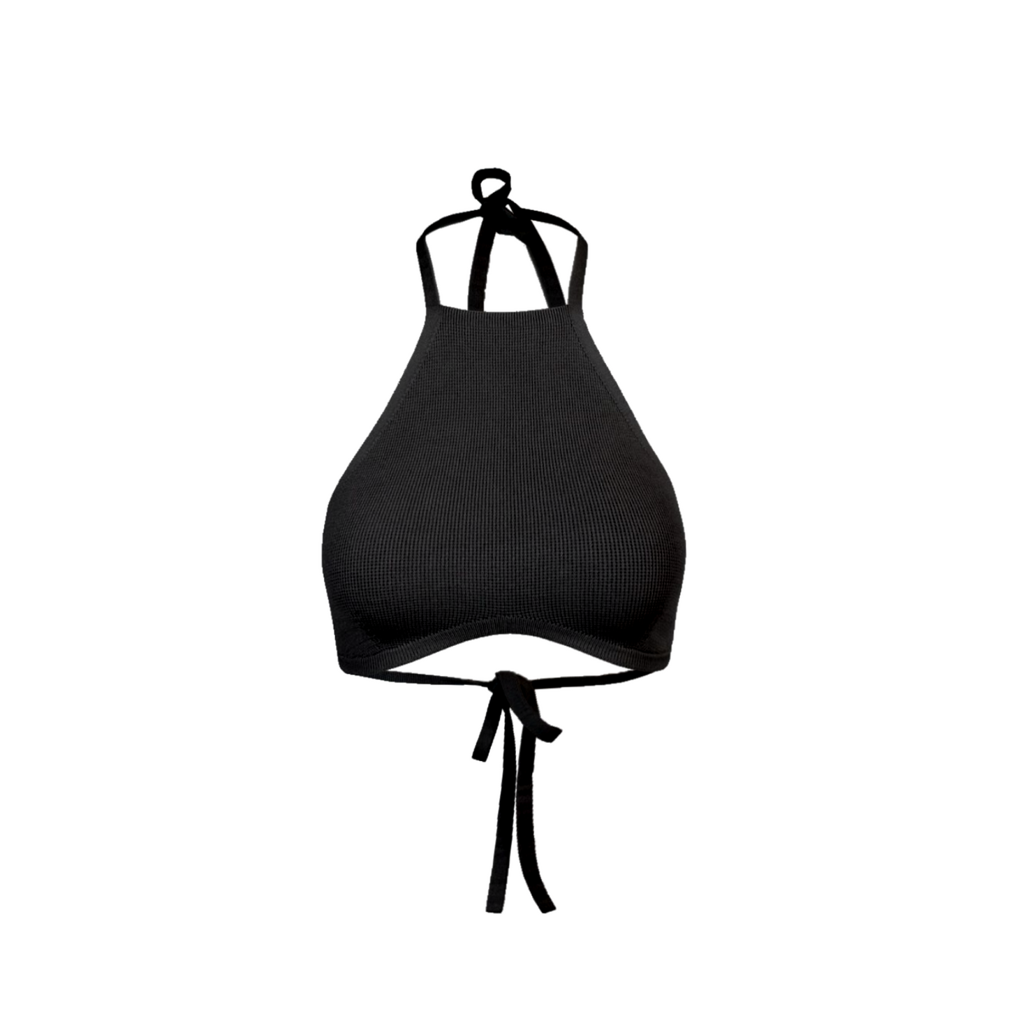 Penny Knit Bralette Top - Black