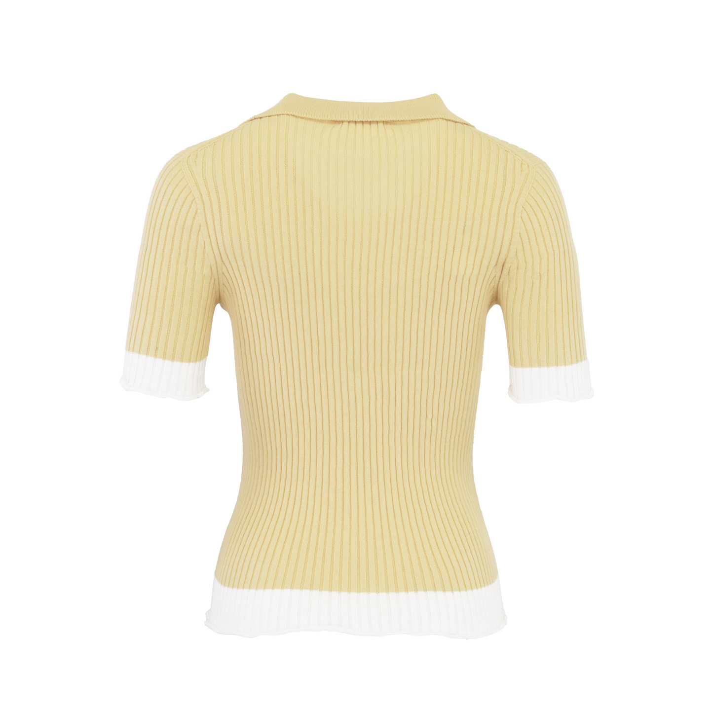 The Corinne Knit Polo - Buttercup