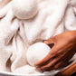 Friendsheep - Creamy White Eco Wool Dryer Balls: With Bag