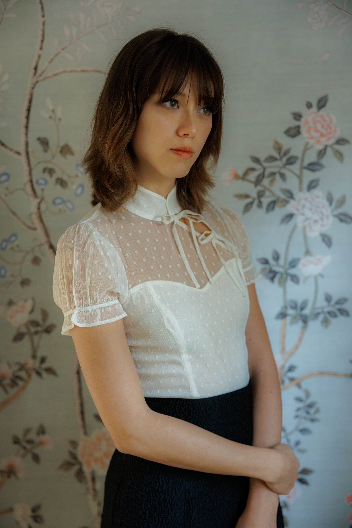 The Anmei chiffon blouse - Pre-order