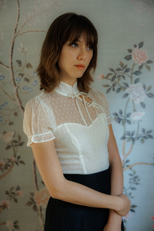 The Anmei chiffon blouse - Pre-order