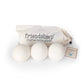 Friendsheep - White Trio Eco Wool Dryer Balls : With Bag