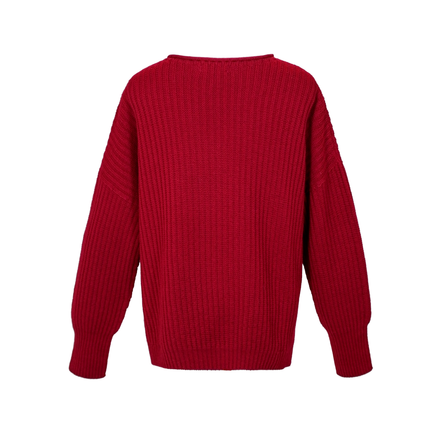 Back view of red Etta.