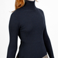 Ines stretch turtleneck - Deep navy