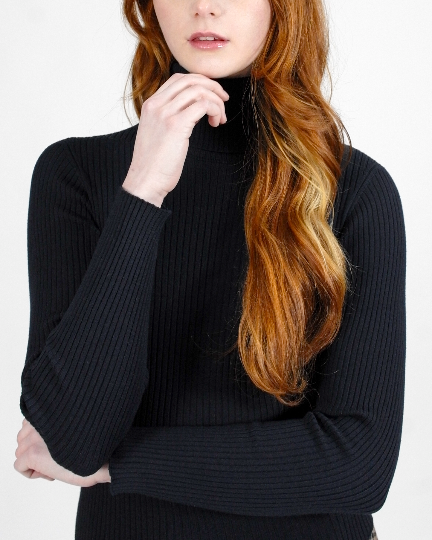 Ines stretch turtleneck - Deep navy