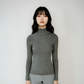 Agnes Merino turtleneck - Charcoal