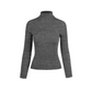 Agnes Merino turtleneck - Charcoal