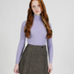 Agnes Merino turtleneck - Lavender
