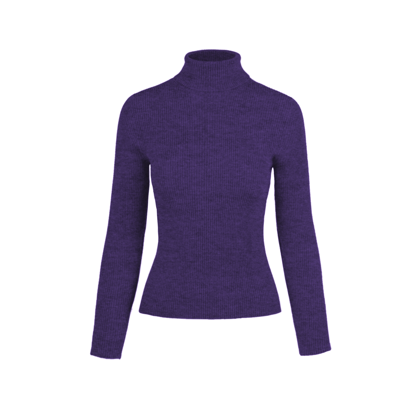 Agnes Merino turtleneck - Violet