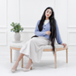 Alma merino maxi skirt - Oatmeal