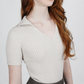 Corinne knit polo - Almond