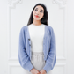 Cosette cotton cardigan - Cielo