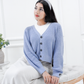 Cosette cotton cardigan - Cielo