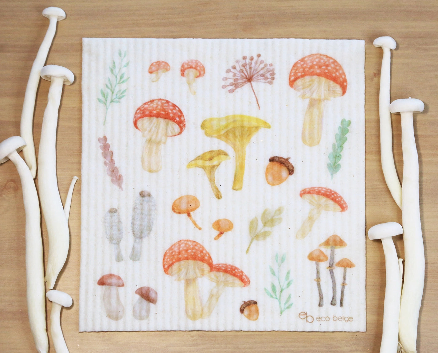 Wild Mushroom Swedish Sponge Cloth