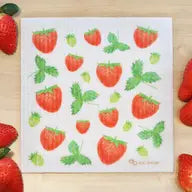 Strawberry Swedish Sponge Cloth