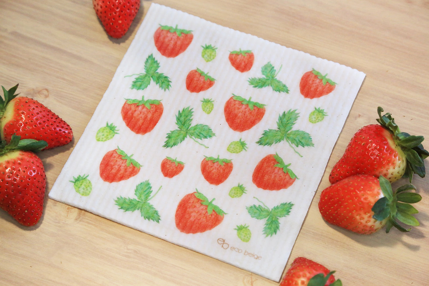 Strawberry Swedish Sponge Cloth