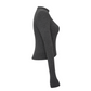 Val rib knit long sleeve - Charcoal