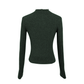Val rib knit long sleeve - Pine