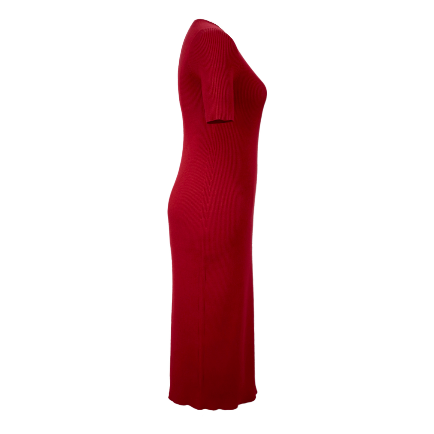 Red dress on a white background