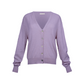 Purple cardigan on a white background