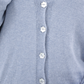 Jasmin 100% cotton cardigan - Cielo