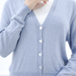 Jasmin 100% cotton cardigan - Cielo