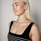 Marin Knit Tank - Black & White Stripe