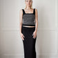 Marin Knit Tank - Black & White Stripe