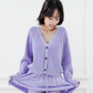 Caramell merino knit skort - Lavender