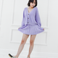 Caramell merino knit skort - Lavender