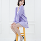 Marnie merino cardigan - Lavender