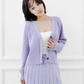 Marnie merino cardigan - Lavender