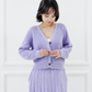 Marnie merino cardigan - Lavender