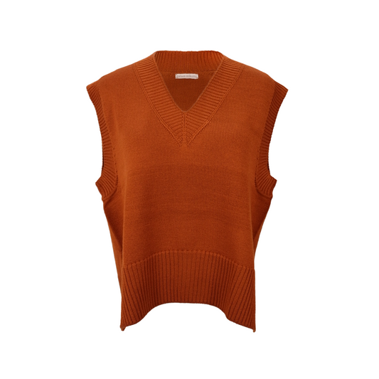 Lenora Merino sweater vest - Sienna