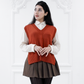 Lenora merino sweater vest - Sienna
