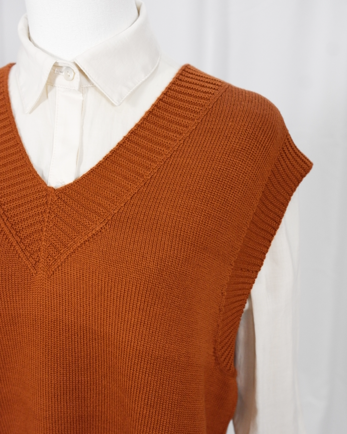 Lenora Merino sweater vest - Sienna