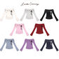 sketch of the lisette top design in different colorways