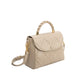 Ruby Recycled Vegan Top Handle Bag in Taupe