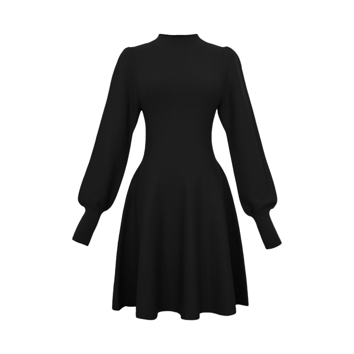 Merlina Knit Dress - Black